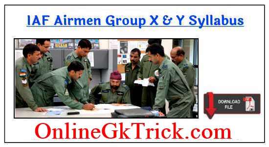 Indian-Air-Force-Airmen-Syllabus-Download-Free-PDF-Indian-AirForce-Airmen-102X-Group-Y-Group-Syllabus