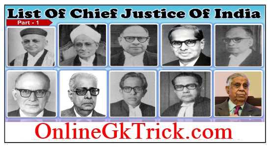 भारत के सर्वोच्च न्यायालय के मुख्य न्यायाधीशों की सूची वर्तमान में भारत के सर्वोच्च न्यायालय के मुख्य न्यायधीश ( List of Chief Justice of Supreme Court of India )